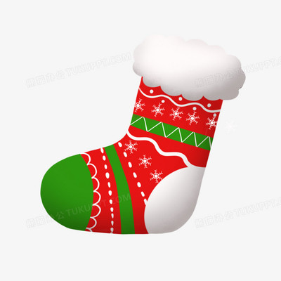 卡通圣誕節圣誕襪素材